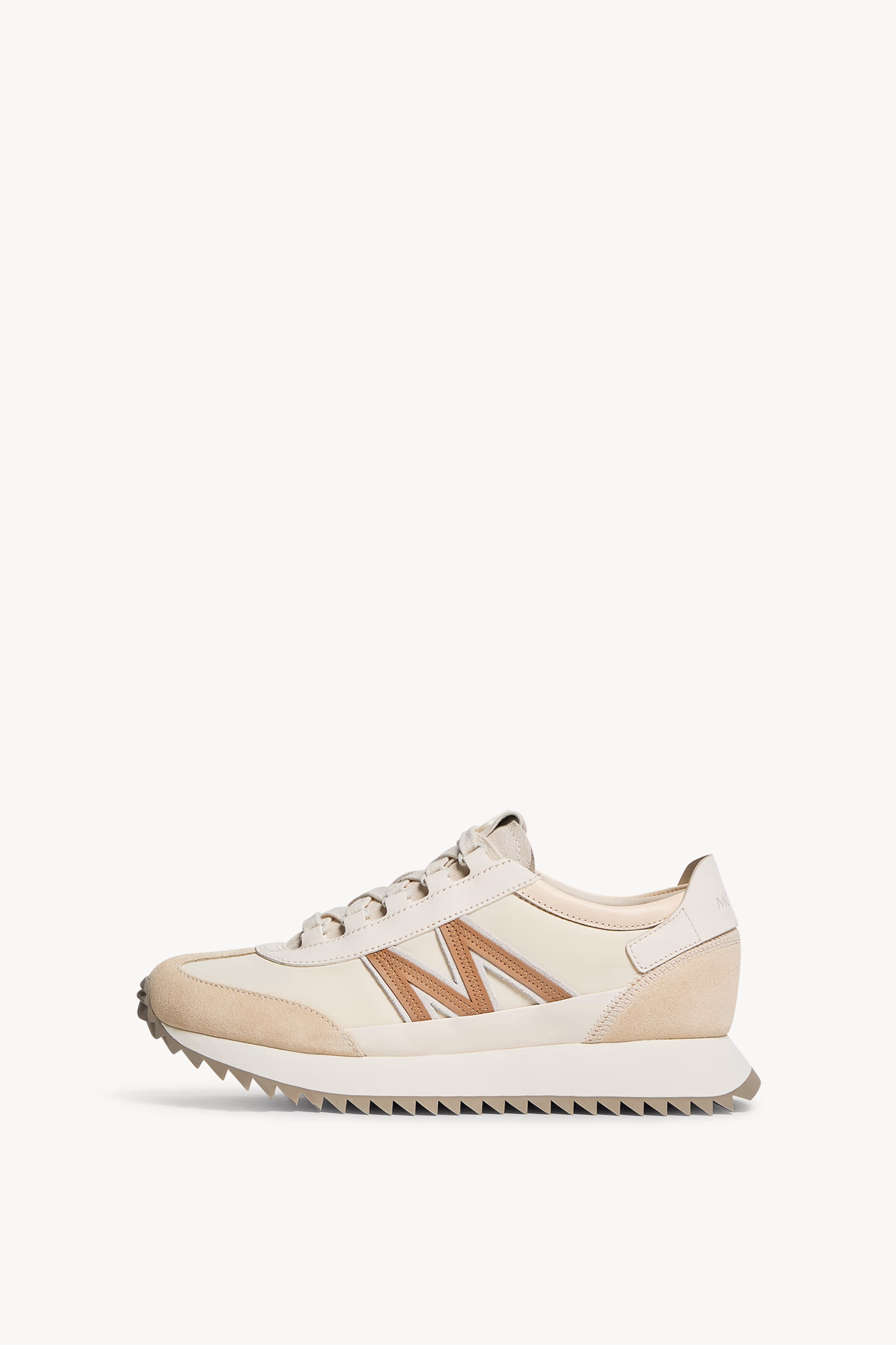 Pacey2 Suede & Nubuck Sneakers Women Light Beige Moncler 0